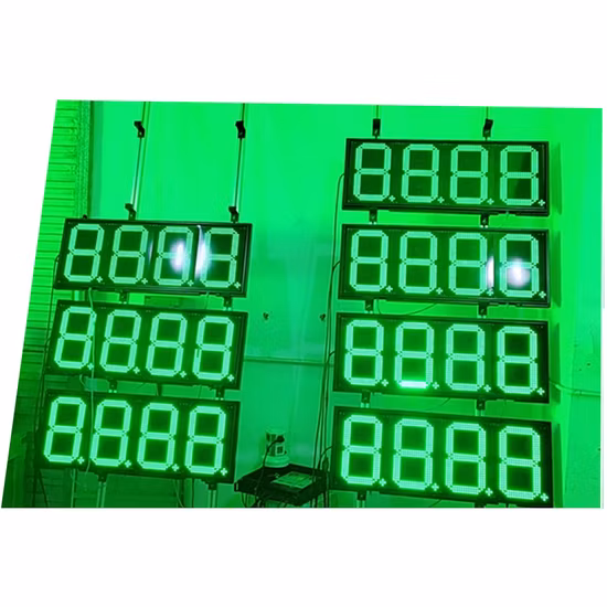 Panneau de prix du carburant à LED, affichage de station-service à LED