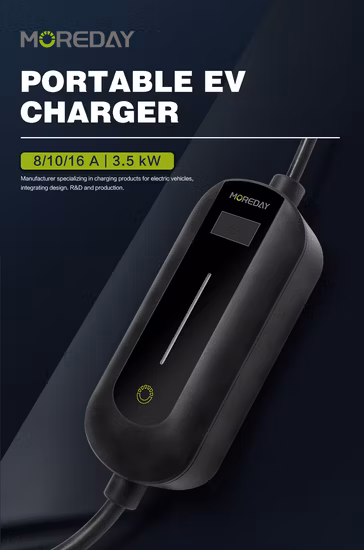 Chargeurs de batterie embarqués pour voiture électrique IP67, 3,5 kw Max, 16a, courant réglable, Portable, EV, fil de cuivre plaqué argent